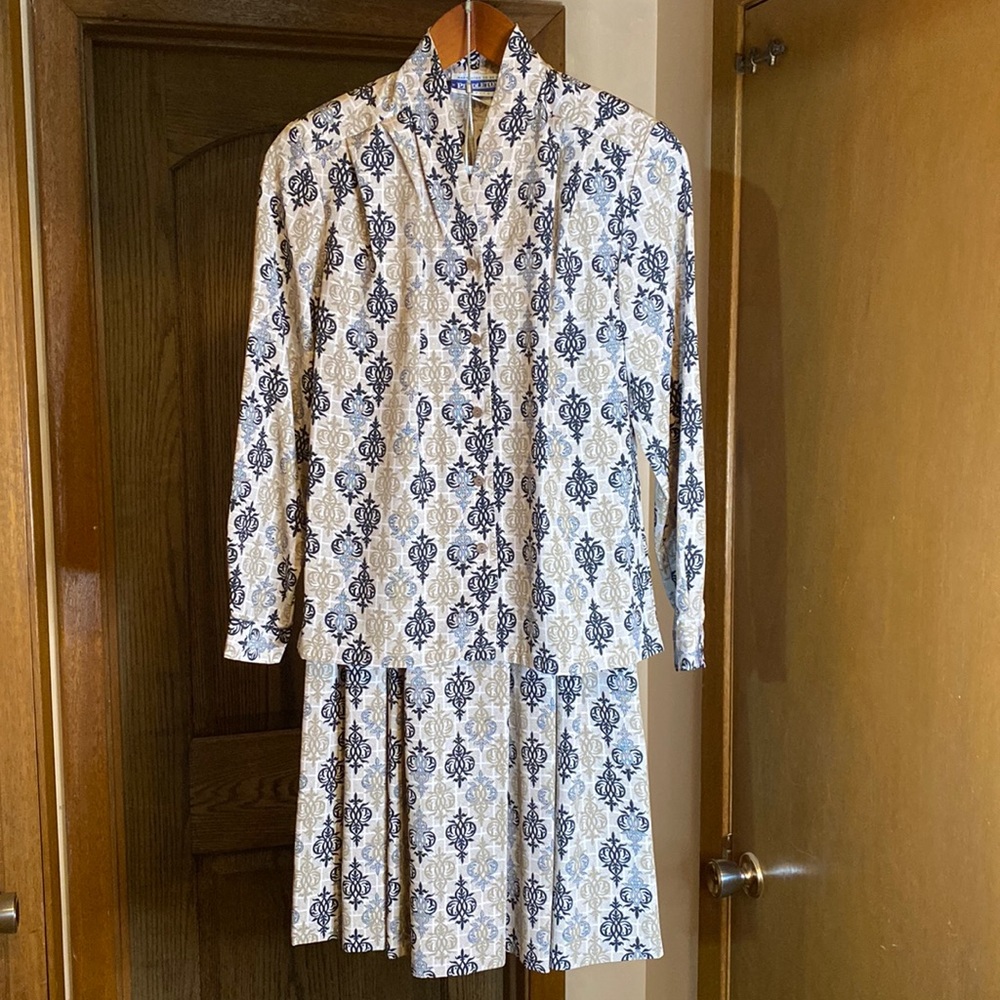Vintage Pendleton Skirt and Top Matched Set Sz 2! Beautiful barely worn cond!